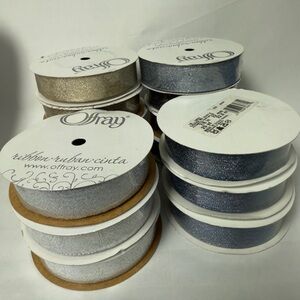 OFFRAY Metallic Ribbon Spools NWT